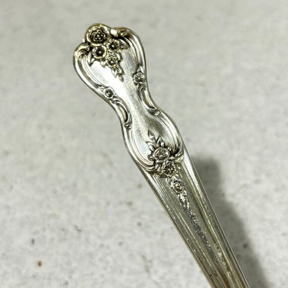 Silverplate Cold Meat Fork International Silver Inspiration - Magnolia c. 1951 - Picture 5 of 6